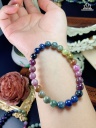 Vòng Tay Đá Sapphire Đường Kính Hạt 7,5 (mm)