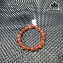 Vòng Tay Đá Thạch Anh Tóc Đỏ Đường Kính Hạt 10,5 (mm)