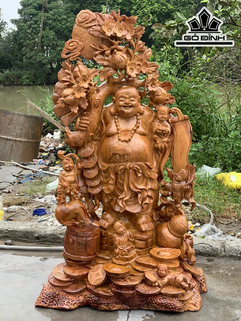 tuong-phat-di-lac-ngu-phuc-go-huong-cao-117-ngang-68-sau-40-cm-423250