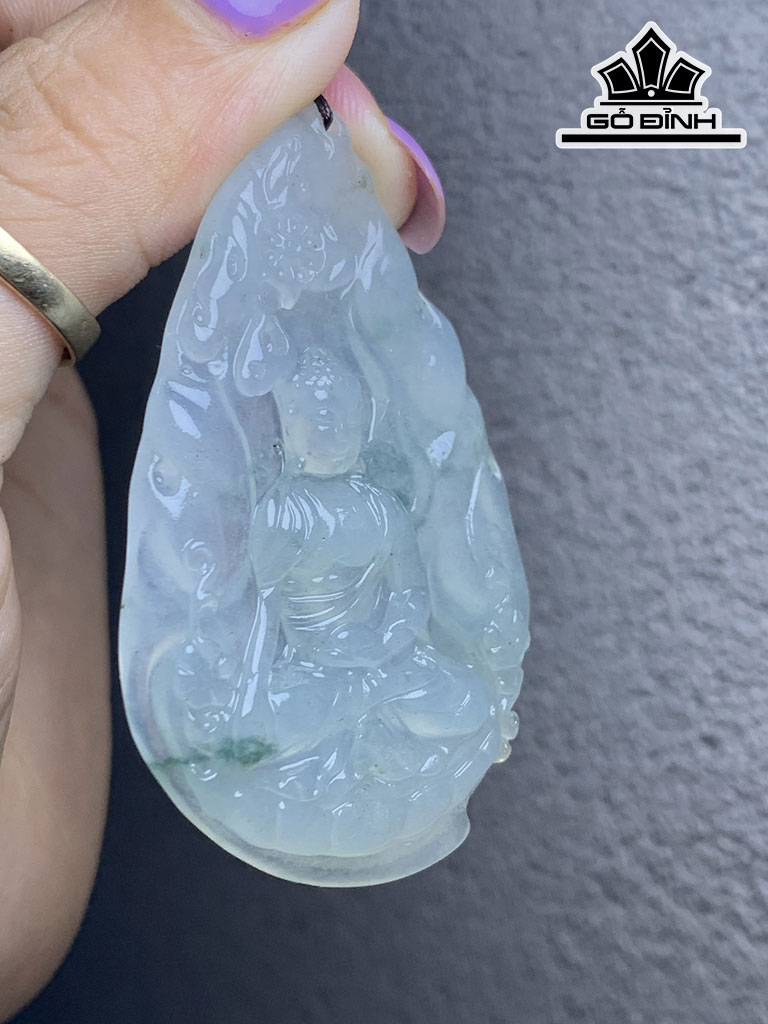 Mặt Dây Chuyền Adida Đá Cẩm Thạch Cao 61 Ngang 39 Sâu 5 (mm) 21,9g
