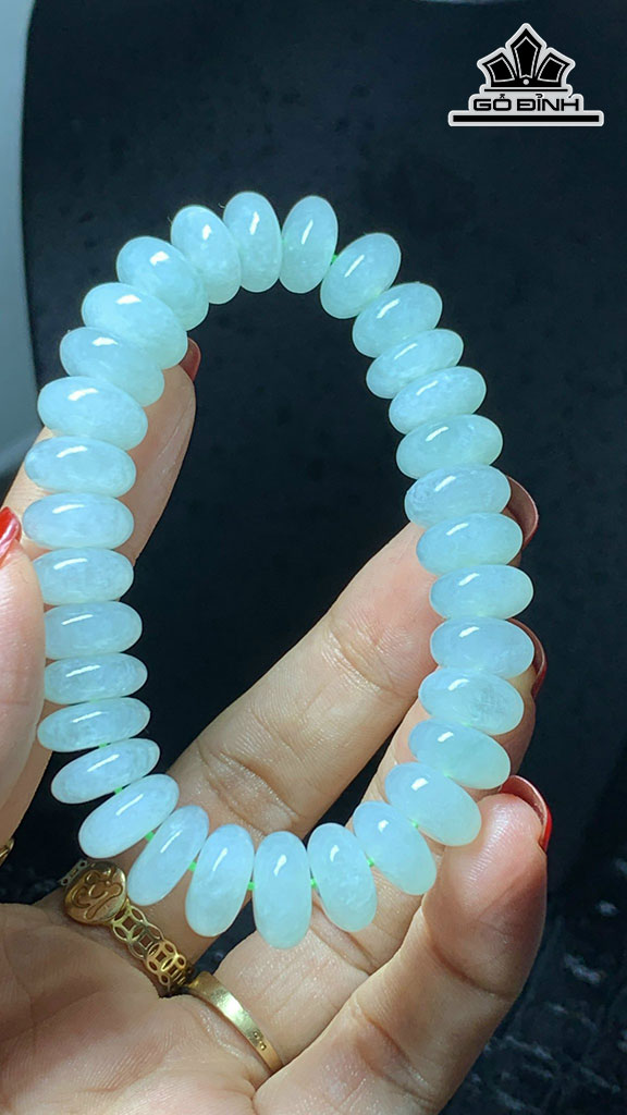 Vòng Tay Đá Cẩm Thạch Cao 9,8 Ngang 11,2 (mm) 38,9g