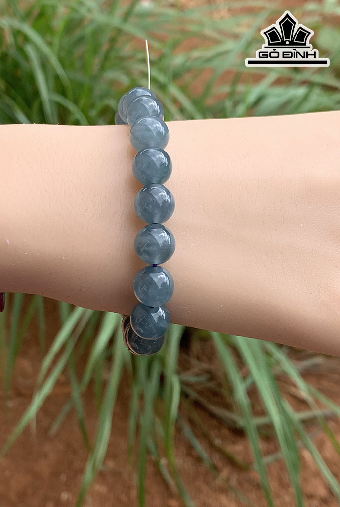 Vòng Tay Đá Cẩm Thạch Đường Kính Hạt 9,8 (mm) 33,6g