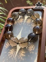 Vòng Tay Đá Thạch Anh Khói ( Smoky Quartz ) Đường Kính Hạt 20 (mm) 128g