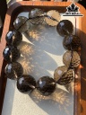 Vòng Tay Đá Thạch Anh Khói ( Smoky Quartz ) Đường Kính Hạt 20 (mm) 128g