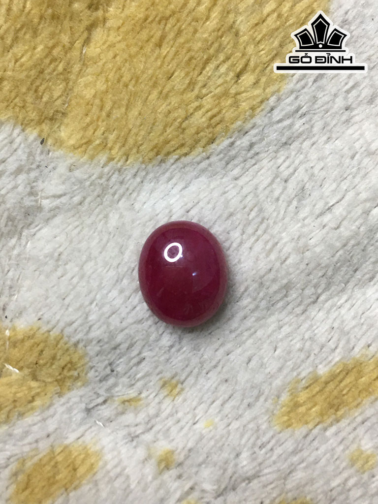 Viên Đá Ruby Cao 5,5 Ngang 10 Sâu 12 (mm) 7,7cts