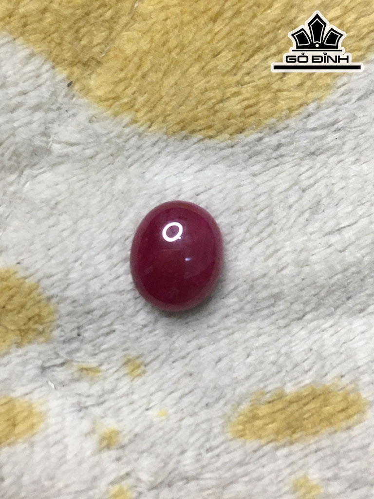 Viên Đá Ruby Cao 5,5 Ngang 10 Sâu 12 (mm) 7,7cts