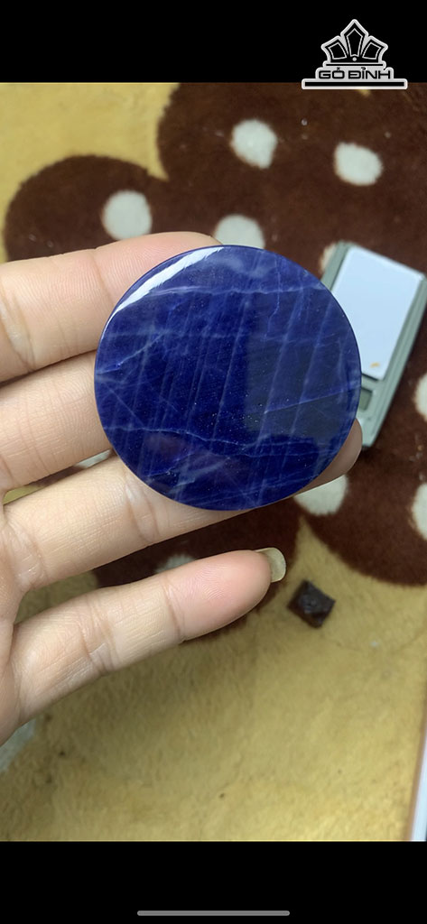 Viên Đá Sapphire Cao 7 Ngang 45 Sâu 45 (mm) 195,15cts