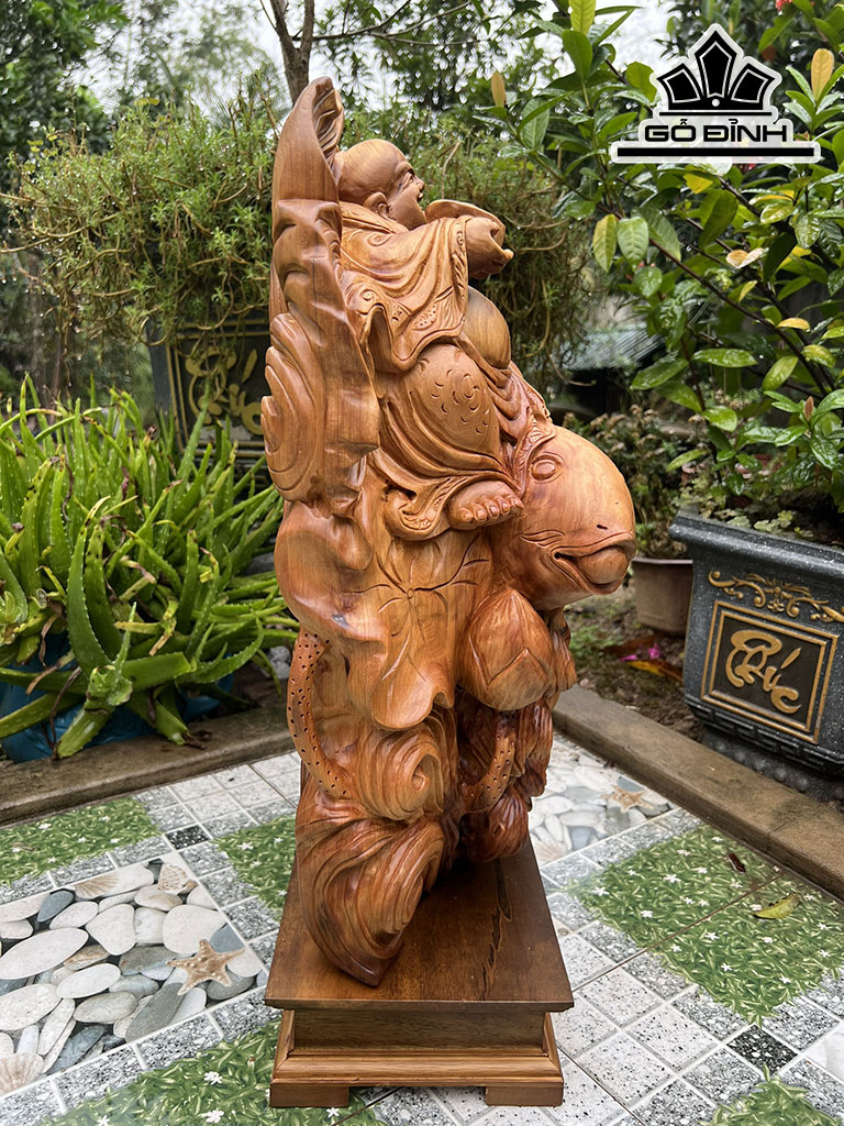 tuong-phat-di-lac-nhat-phuc-cuoi-ca-chep-go-bach-xanh-cao-31-ngang-46-sau-16-cm-424227