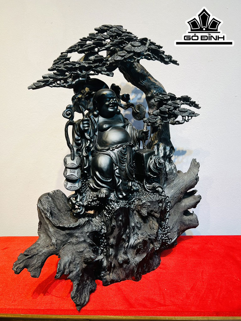 tuong-phat-di-lac-ngu-goc-tung-go-mun-sung-cao-72-ngang-60-sau-25-cm-424630