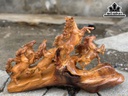 Tượng Mã Đáo Thành Công Gỗ Hương Cao 38 Ngang 58 Sâu 20 (cm)