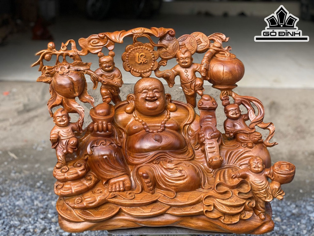 tuong-phat-di-lac-ngu-phuc-ngoi-tien-vang-go-huong-cao-46-ngang-64-sau-40-cm-424907