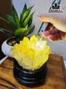 Tác Phẩm Đá Thạch Anh Vàng Cao 16 Ngang 13 (cm) 1,3kg