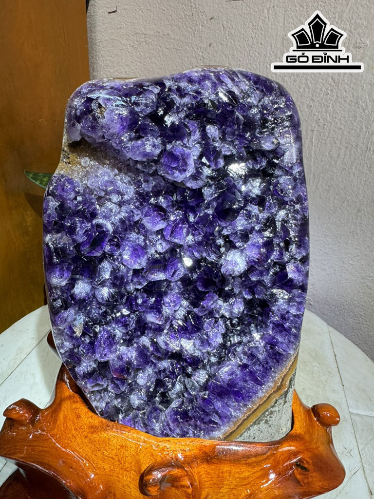 Tinh Thể Đá Thạch Anh Tím Cao 28 Ngang 15 (cm) 4,7kg