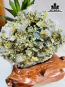 Vàng Găm Tinh Thể Đá Pyrite Cao 20 Ngang 16 (cm) 3,2kg