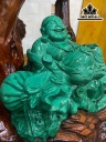 Tác Phẩm Di Lặc Đá Malachite Cao 59 Ngang 45 (cm) 17kg