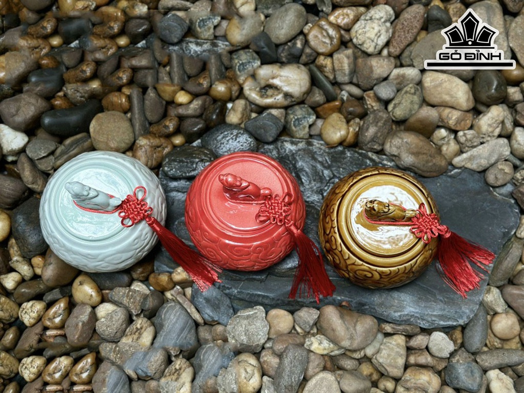 Hũ Mứt Rồng Gốm Bát Tràng