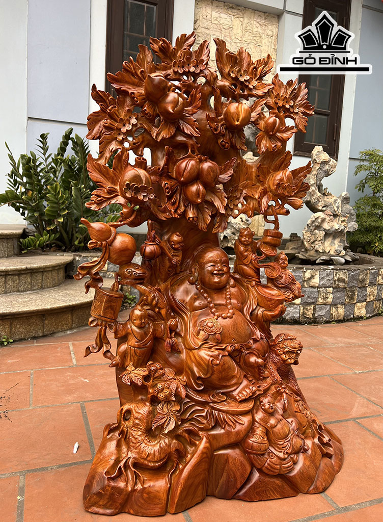 tuong-phat-di-lac-ngu-phuc-vac-dao-go-huong-cao-102-ngang-67-sau-40-cm-426813