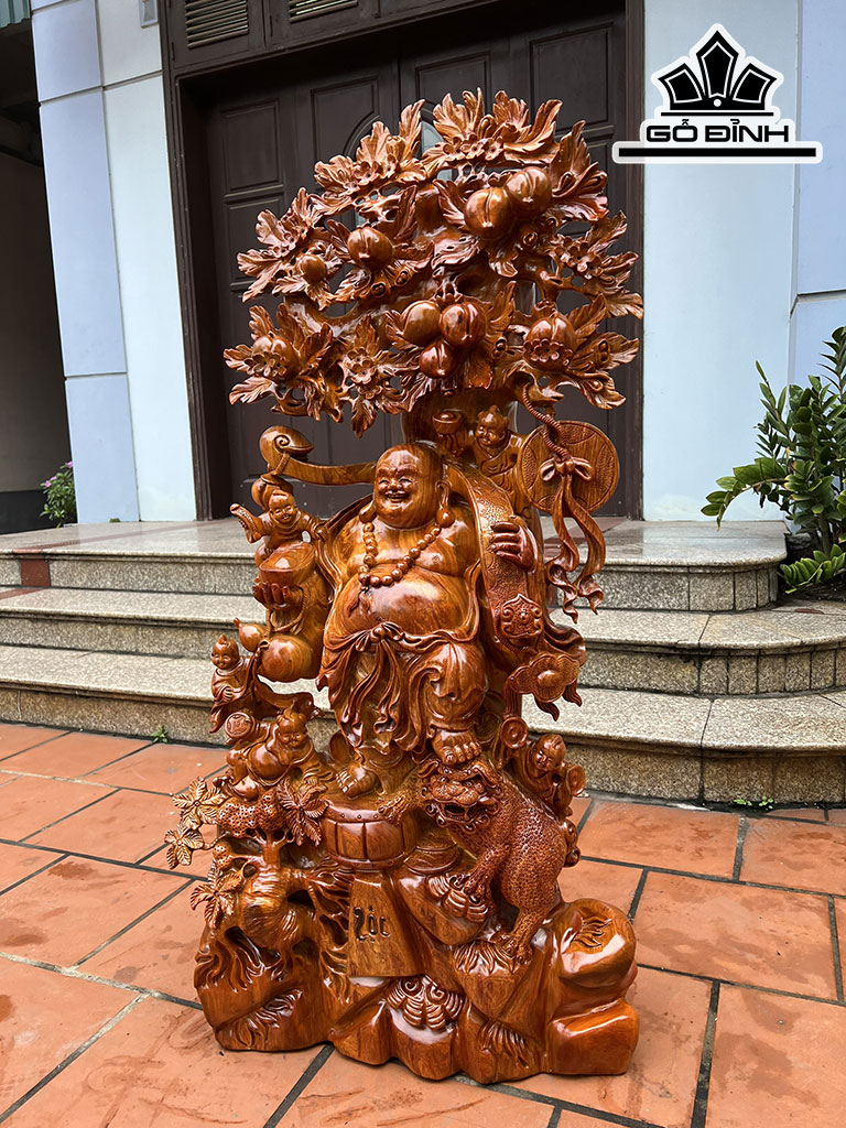 tuong-phat-di-lac-ngu-phuc-dung-goc-dao-go-huong-cao-123-ngang-57-sau-30-cm-426844