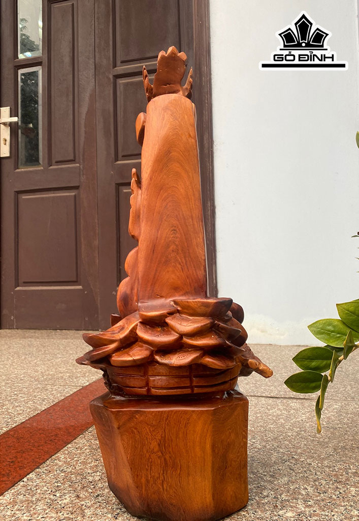 Cầu Chim Như Ý Gỗ Hương Cao 64 Ngang 26 Sâu 23 (cm)