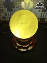Bi Cầu Đá Thạch Anh Vàng Đường Kính Hạt 10,6 (cm) 1,55kg