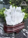 Tinh Thể Đá Thạch Anh Trắng Cao 18 Ngang 16 Sâu 12 (cm) 1,5kg