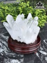 Tinh Thể Đá Thạch Anh Trắng Cao 18 Ngang 16 Sâu 12 (cm) 1,5kg