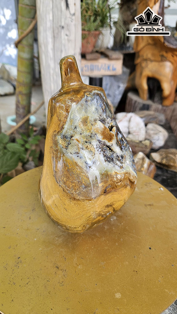 Trái Đu Đủ Đá Canxedon Cao 20 Ngang 13 (cm) 3kg