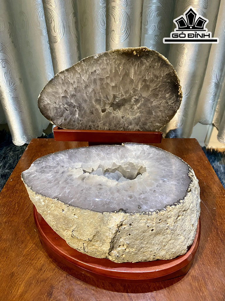 Bát Tụ Bảo Đá Mã Não Cao 24 Ngang 23 (cm) 7,135kg