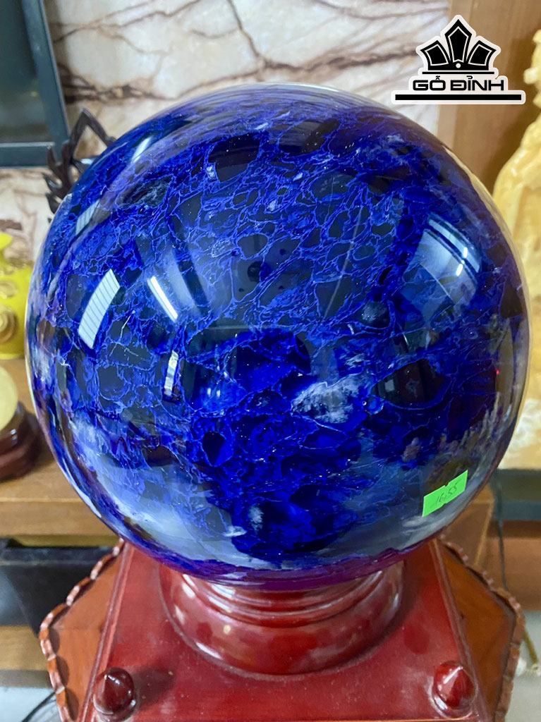 Bi Cầu Thủy Tinh Xanh Đường Kính Hạt 24 (cm) 16,55kg