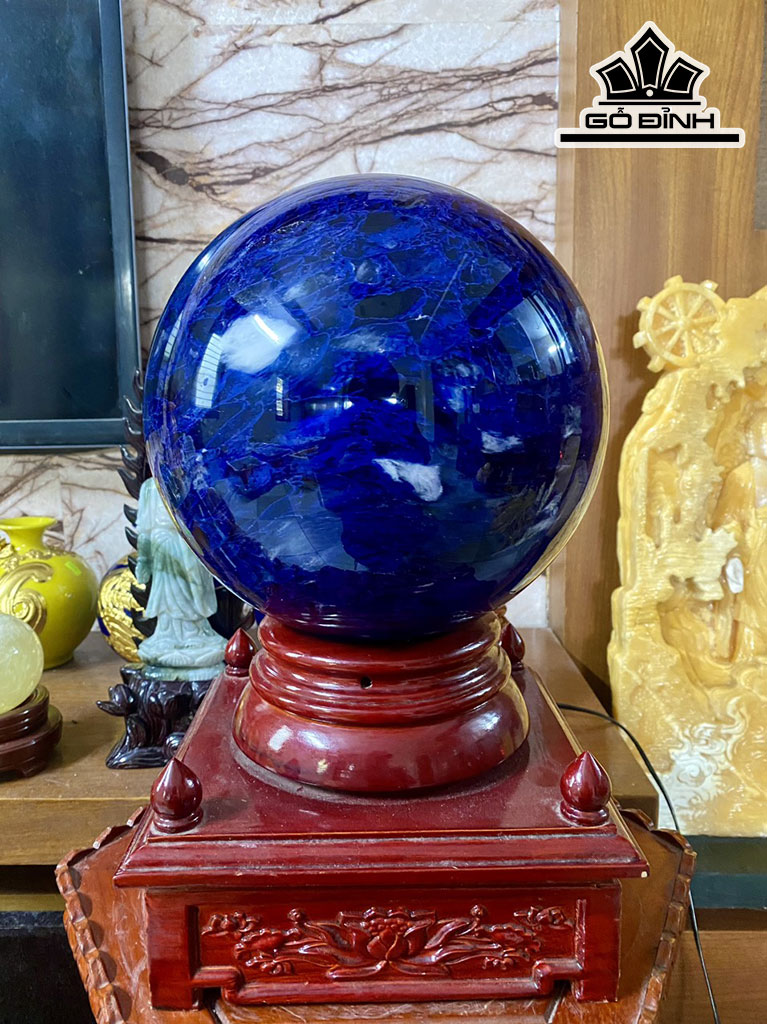 Bi Cầu Thủy Tinh Xanh Đường Kính Hạt 24 (cm) 16,55kg