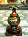 Cặp Bình Tứ Quý Đá Malachite Cao 31 Ngang 18 (cm) 9kg