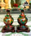 Cặp Bình Tứ Quý Đá Malachite Cao 31 Ngang 18 (cm) 9kg