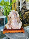 Tác Phẩm Đá Mã Não Hồng Cao 56 Ngang 50 (cm) 30kg