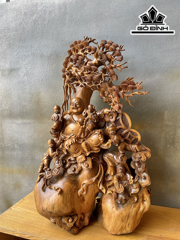 tuong-phat-di-lac-ngu-phuc-go-bach-xanh-cao-80-ngang-46-sau-28-cm-428342