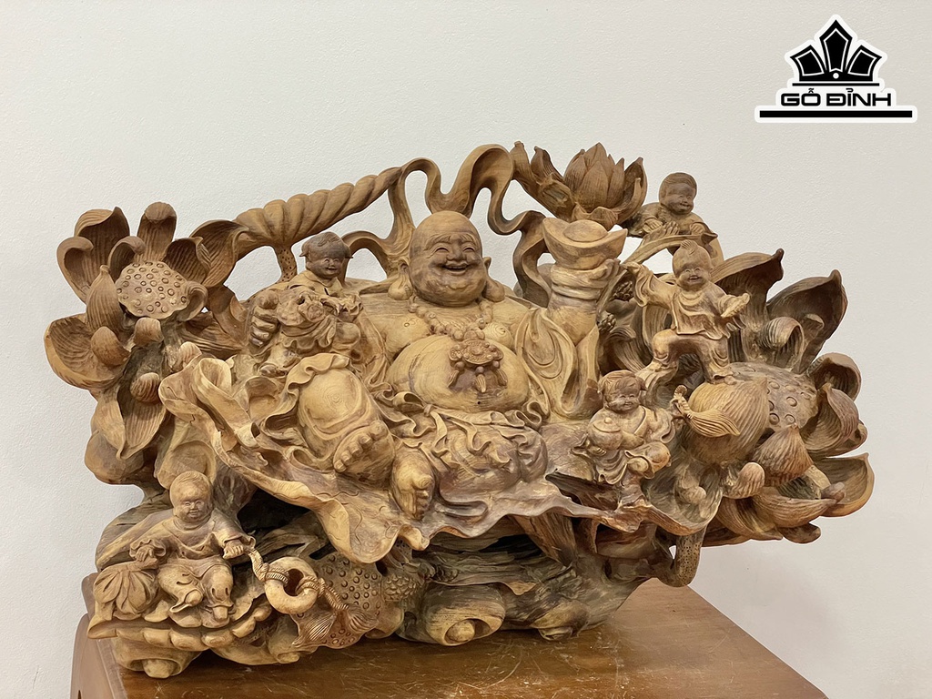 tuong-phat-di-lac-ngu-phuc-go-ngoc-am-cao-56-ngang-90-sau-45-cm-428353
