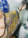 Tượng Di Lặc Men Gấm Gốm Tàu Cao 70 Ngang 69 (cm)