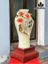 Cặp Lục Bình Đá Onyx Vàng Cao 43 Ngang 18 (cm)