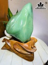 Tác Phẩm Đá Thạch Anh Xanh (Aven) Cao 27 Ngang 15 (cm) 5,6kg