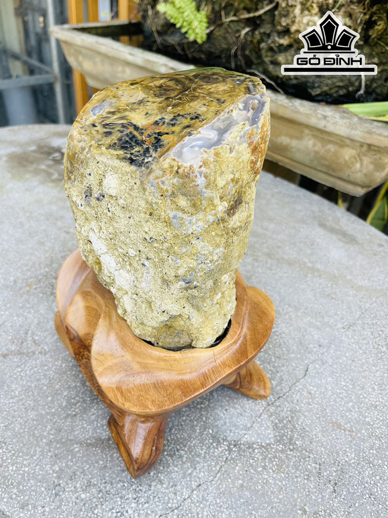 Tác Phẩm Gỗ Hóa Ngọc Cao 28 (cm) 6,5kg