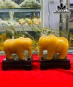 Cặp Voi Đá Ngọc Hoàng Long Cao 12 (cm)
