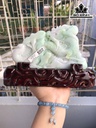 Tượng Phật Đá Cẩm Thạch Cao 15,8 Ngang 10,5 Sâu 1,5 (cm) 409,25g