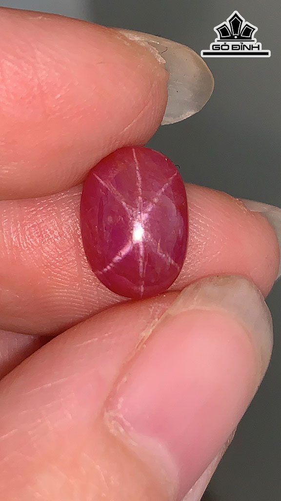Viên Đá Ruby Sao Yên Bái 4,05cts