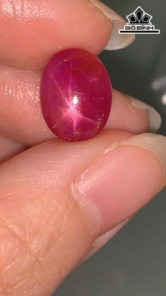 Viên Đá Ruby Sao Yên Bái 5,35cts