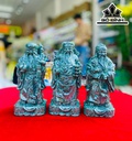 Bộ Tam Đa Phúc Lộc Thọ Đá Ấn Độ Cao 20 (cm)