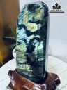 Tác Phẩm Đá Xà Cừ (Labradorite) Cao 29 Ngang 10 (cm) 3,4kg