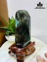 Tác Phẩm Đá Xà Cừ (Labradorite) Cao 29 Ngang 10 (cm) 3,4kg