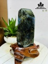 Tác Phẩm Đá Xà Cừ (Labradorite) Cao 29 Ngang 10 (cm) 3,4kg