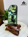 Tác Phẩm Đá Xà Cừ (Labradorite) Cao 29 Ngang 10 (cm) 3,4kg