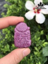 Mặt Dây Chuyền Quan Âm Bồ Tát Đá Ruby Cao 38,8 Ngang 25,3 Sâu 9 (mm) 90,3cts