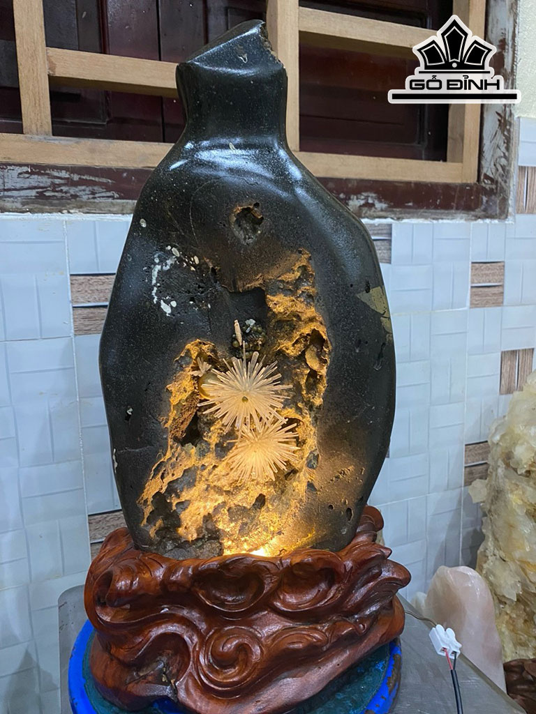 Bông Hoa Ưu Đàm Đá Trầm Tích Cao 50 (cm) 14,7kg